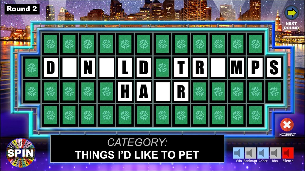 Wheel of Fortune Powerpoint Game  Youth Downloads In Quiz Show Template Powerpoint