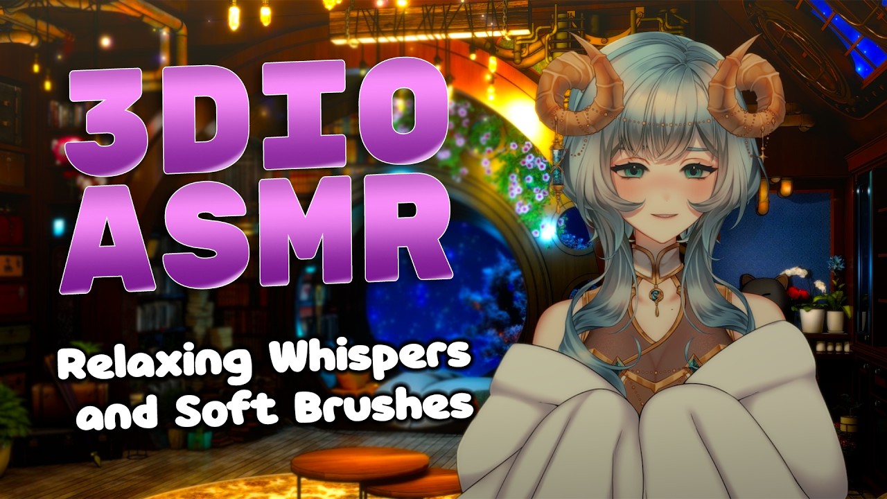 Relaxing Whispers and Soft Brushes | 3Dio ASMR