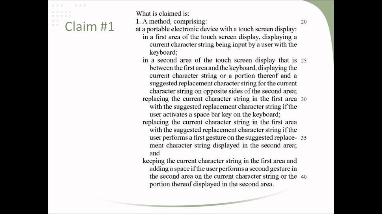 US Patent Missed Telephone Call Management - Analysis on Claim #1