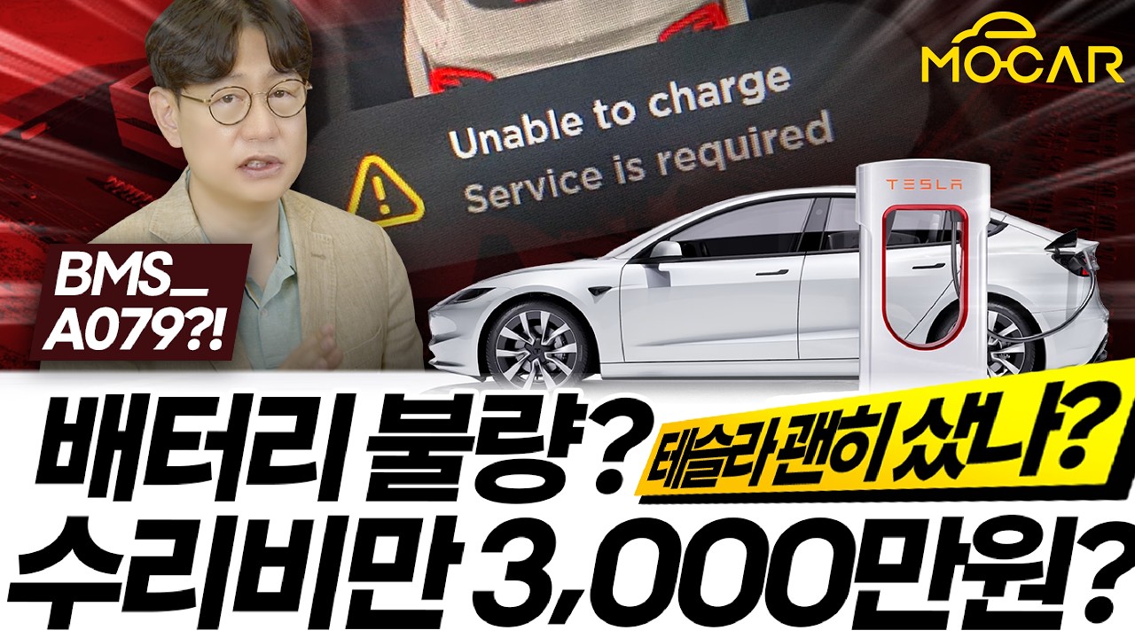 테슬라 배터리 게이트? BMS_a079 문제...죄송합니다