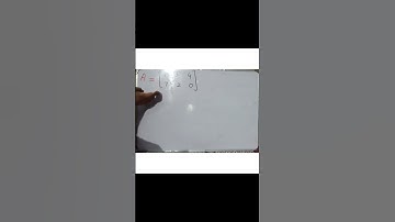 Recognition of rows and columns in Matrix #shorts #math #mathematics #ytshorts