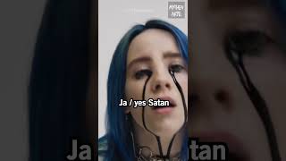 Billie Eilish Satanische Botschaft Auf Deutsch Übersetzt
