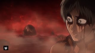 ⁣Eren transforms into a titan for the first time - Attack on Titan / Shingeki no Kyojin [English Sub]