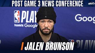 Jalen Brunson discusses final possession of Knicks Game 3 loss to Hawks