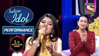 Arunita न बखर अपन सर क जद Aaye Ho Meri Zindagi Mein गकर Indian Idol Season 12