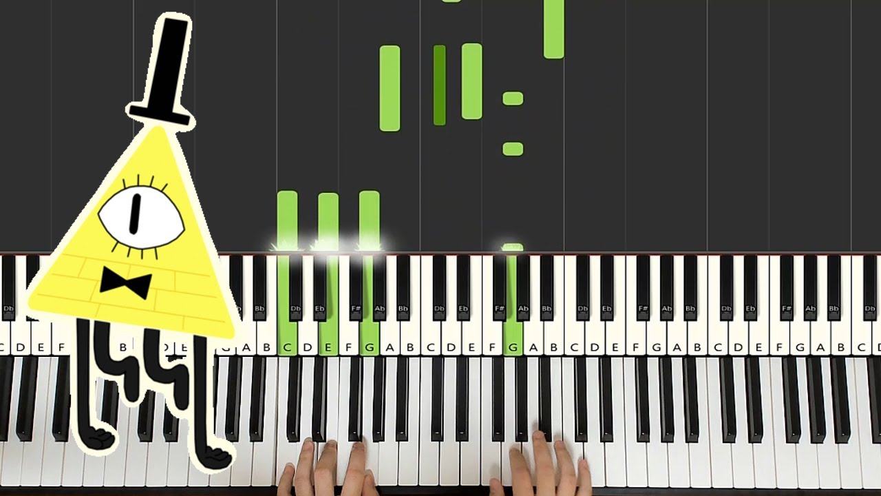 Gravity Falls - It's Gonna Get Weird (Piano Tutorial Lesson)
