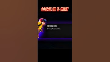 server busy please try again later problem free fire 🤔 #shorts #freefire #trending