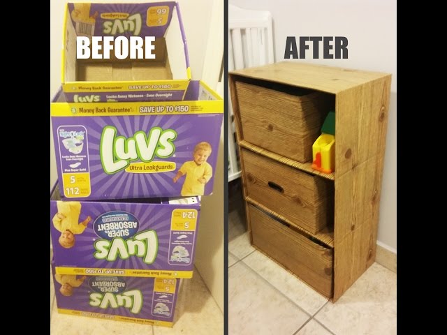 cardboard dresser 90s ROOM IN A BOX main image 0