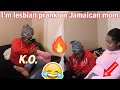 I'm a lesbian prank on Jamaica mom HILARIOUS!!|| Prank|| Parent prank|| I'm a lesbian