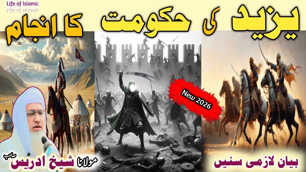 Poshtobayan/MolanaIdreesSab IslamicvideosIslamicstories/محمد ابنِ یزیداقتدارکازوال اور عبرتناک انجام
