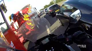 M25 Filtering. Towards Dartford Tunnel. (Pt 2).