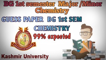 Kashmir university Guess paper.