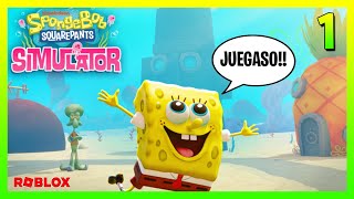 Probando por PRIMERA VEZ el BOB ESPONJA SIMULATOR.  Roblox 2024 . EMiLiOR GamePlays