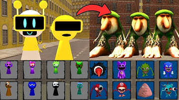 SPRUNKI FUNBOT & GARNOLD VS ANOMALI BRAINROT BER PATAPIM NEXTBOTS IN PLAYGROUND MOD (Garry’s Mod)