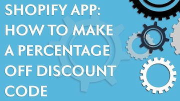 Shopify tutorial: How to make a percentage off discount code using the Shopify app (2020)