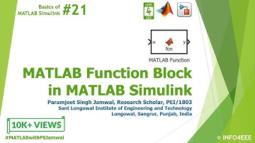 MATLAB Function Block in MATLAB Simulink #21