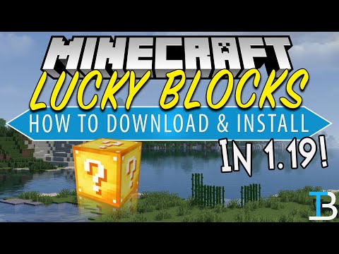 15 Lucky Blocks mod for Minecraft PE 1.19.50