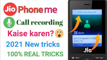 🔥Jio phone call recording enable Kaise kare? 2021 New tricks / jio phone New update /jio phone New
