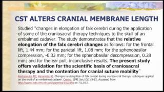 Research: Craniosacral techniques change length of dural membranes