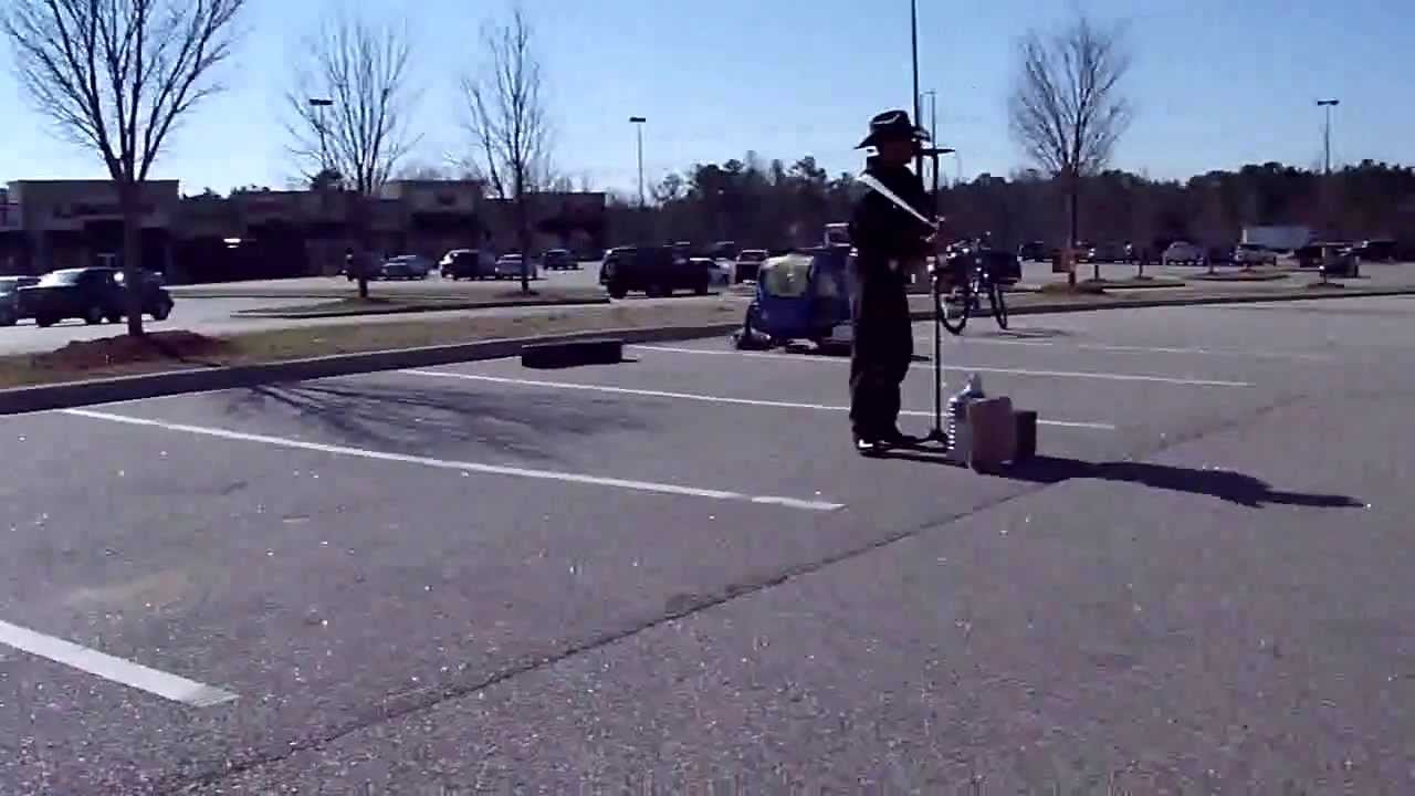 scuba steve performing in the walmart parking lot walmart rockingham nc