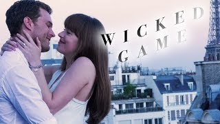 anastasia steele   christian grey ● wicked game