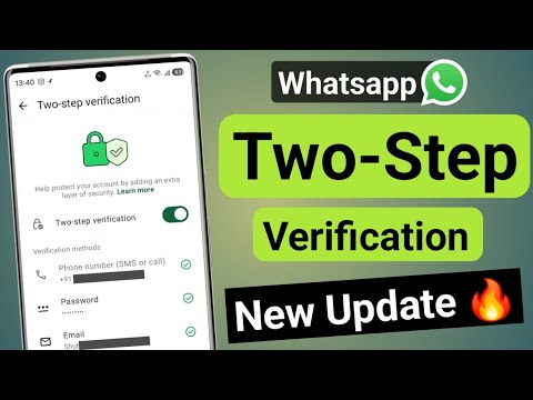WhatsApp Two Step Verification New Update Replace PIN with Password | New WhatsApp Security Setting🔥