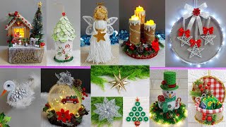 12 Easy Christmas Decoration idea with Simple materials | DIY Affordable Christmas craft idea🎄288