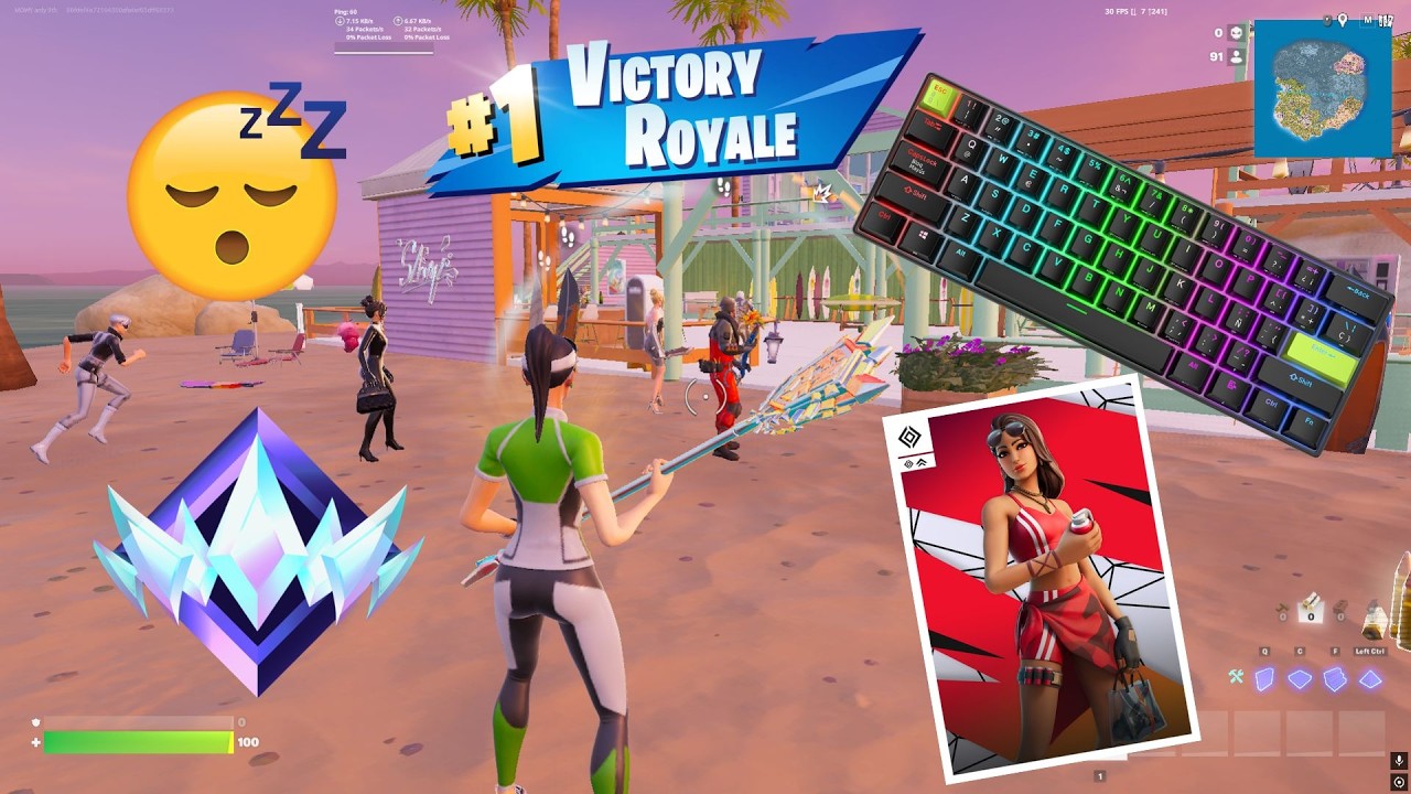 ROYAL KLUDGE RK C61 HE | Unreal Ranked Cup Gameplay | Keyboard and Mouse Gameplay 😴😴