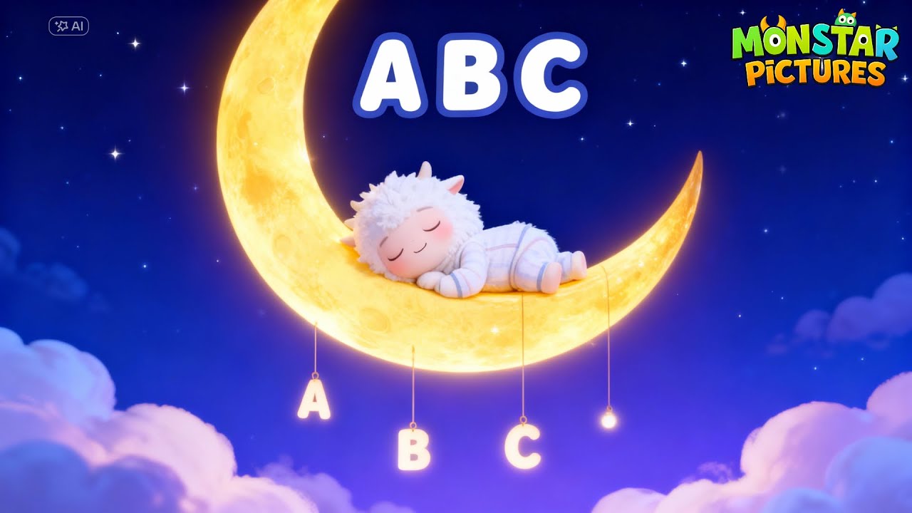 Bedtime ABC Lullaby – Good Night Song for Kids | Monstar Pictures 