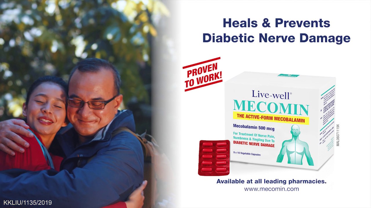 Live-well MECOMIN - Proven Effective to Heal & Prevent Diabetic Nerve Damage - YouTube