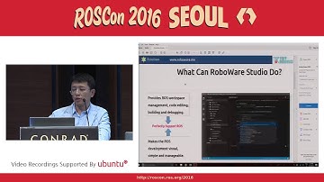 ROSCon 2016 Seoul Day 1 Lightning Talk   RoboWare Studio