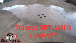 Traxxas XRT Hits the BMX TRACK. Does it survive the bash??