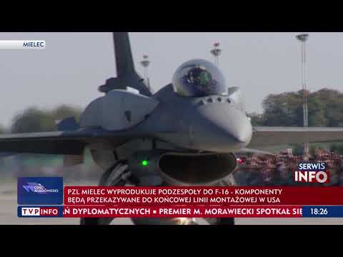 PZL Mielec wyprodukuje podzespoły do myśliwców F-16