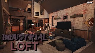 Bloxburg Industrial Loft Speedbuild