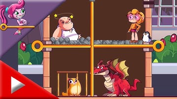 Save Her Pin Puzzle Game New Gameplay All Levels