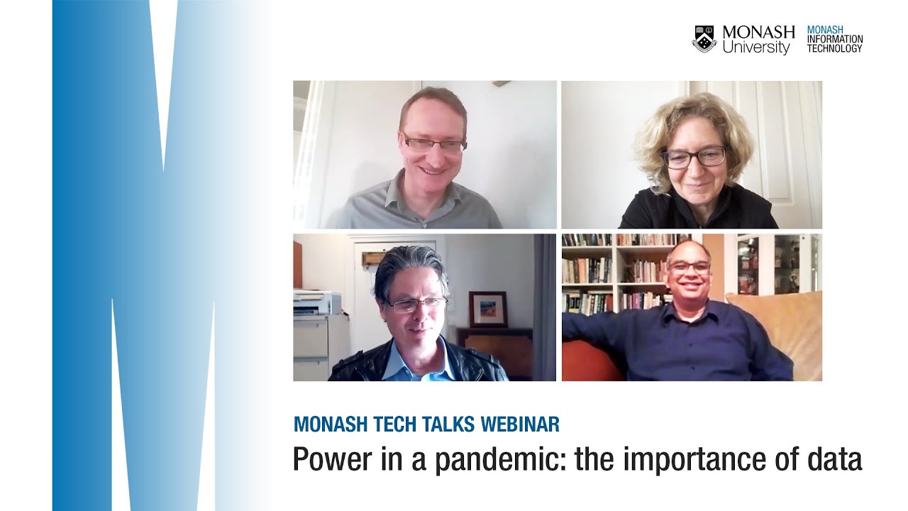 Power in a pandemic: the importance of data | Monash Tech Talks