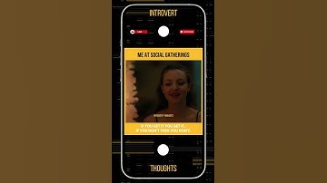 Thoughts of an Introvert 😜 - 🎬 Take 90