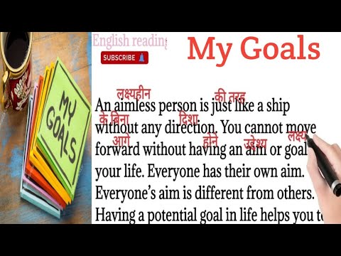 277,My Goals/english reading paragraph/English reading practice ...