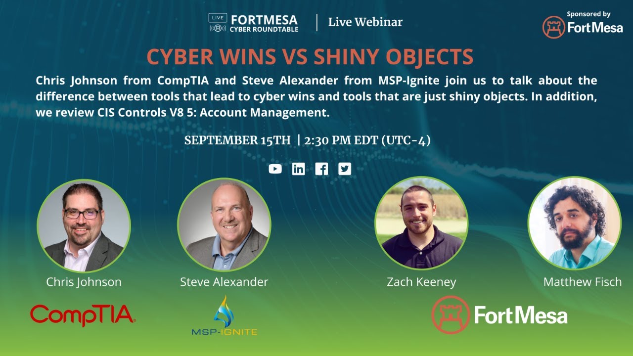 Cyber Wins vs Shiny Objects