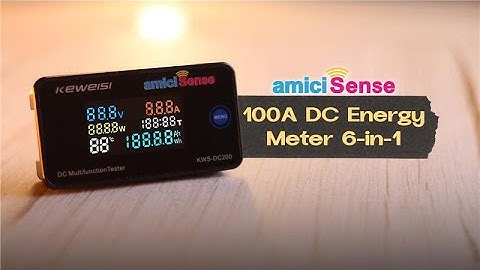 How to Setup & Install the amiciSense 100A 6-in-1 DC Energy Meter