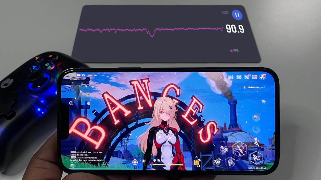 iPhone 13 Pro Max - Tower of Fantasy - Extreme Graphics 90 FPS Test