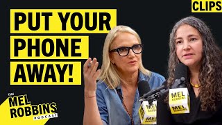 How Your Phone Is LITERALLY Stealing Your Happiness | Mel Robbins Clips