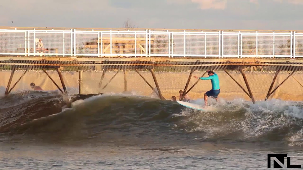 Surfing at NLAND in Austin Texas Segment 2 YouTube