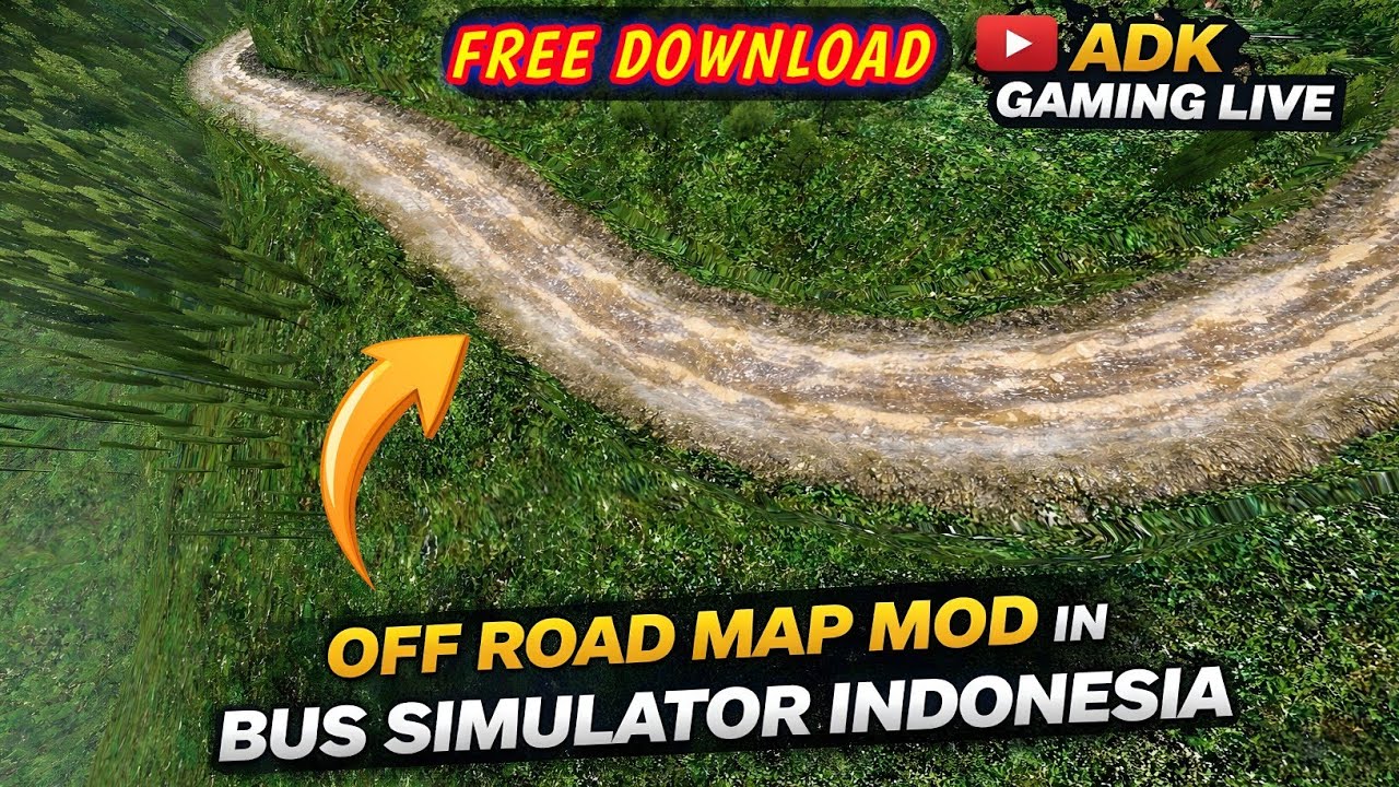 😱Download Jungle Off Road Map Mod In Bussid  | Bus Simulator Indonesia Full Jungle Off Road Map Mod