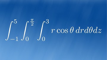 Triple Integral of rcos(theta)
