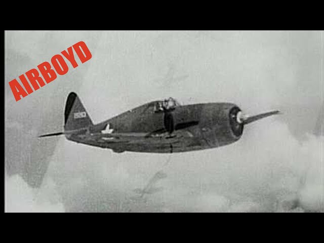 How To Fly The P-47 - High Altitude Flight and Aerobatics (1943) class=