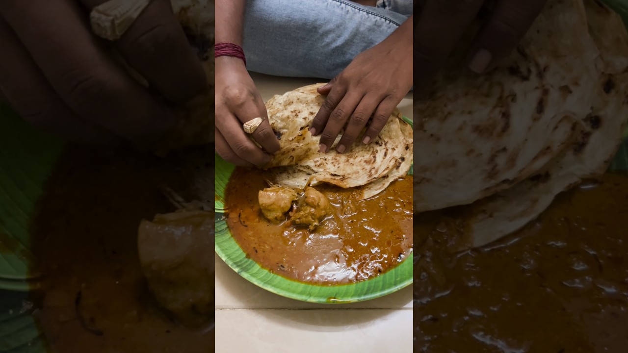 Reddy military hotel paroota+chicken curry=taste 😋👌 