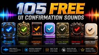 105 Free UI Confirmation Sounds