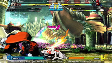 The Break Weekly #119 - MvC3 LF - MrQuotes VS [AG] MarlinPie
