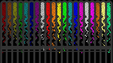 Mix & Seperate - The Team Marble Run Race ASRM 36 in Algodoo